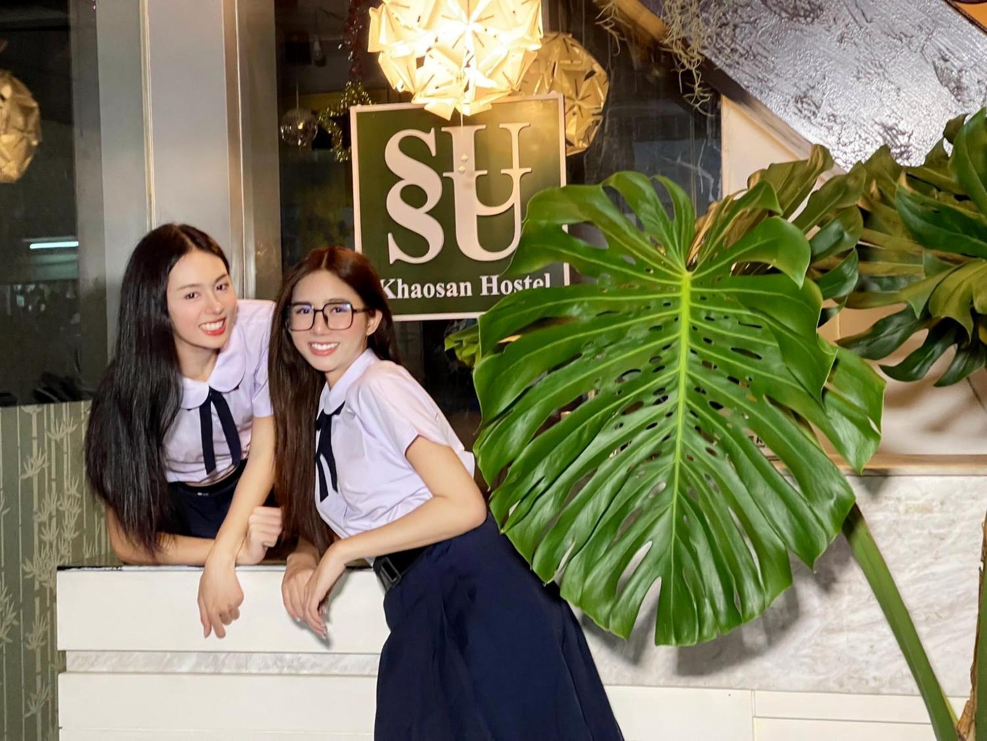 Susu Khaosan Hostel Bangkok Exterior foto