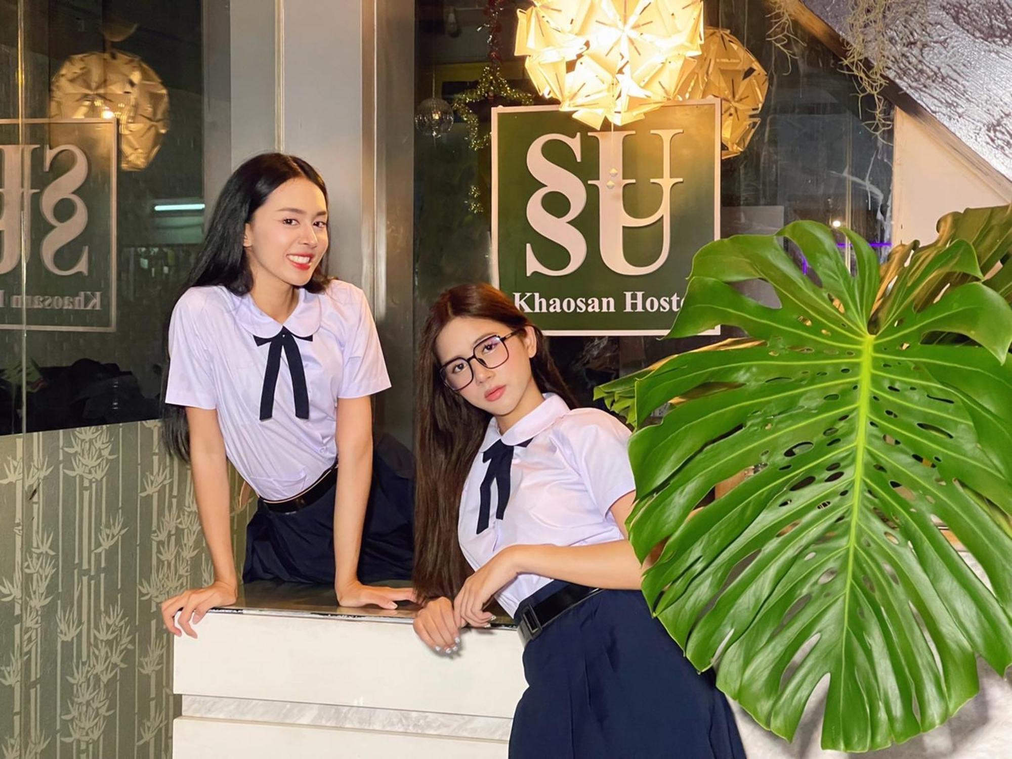 Susu Khaosan Hostel Bangkok Exterior foto