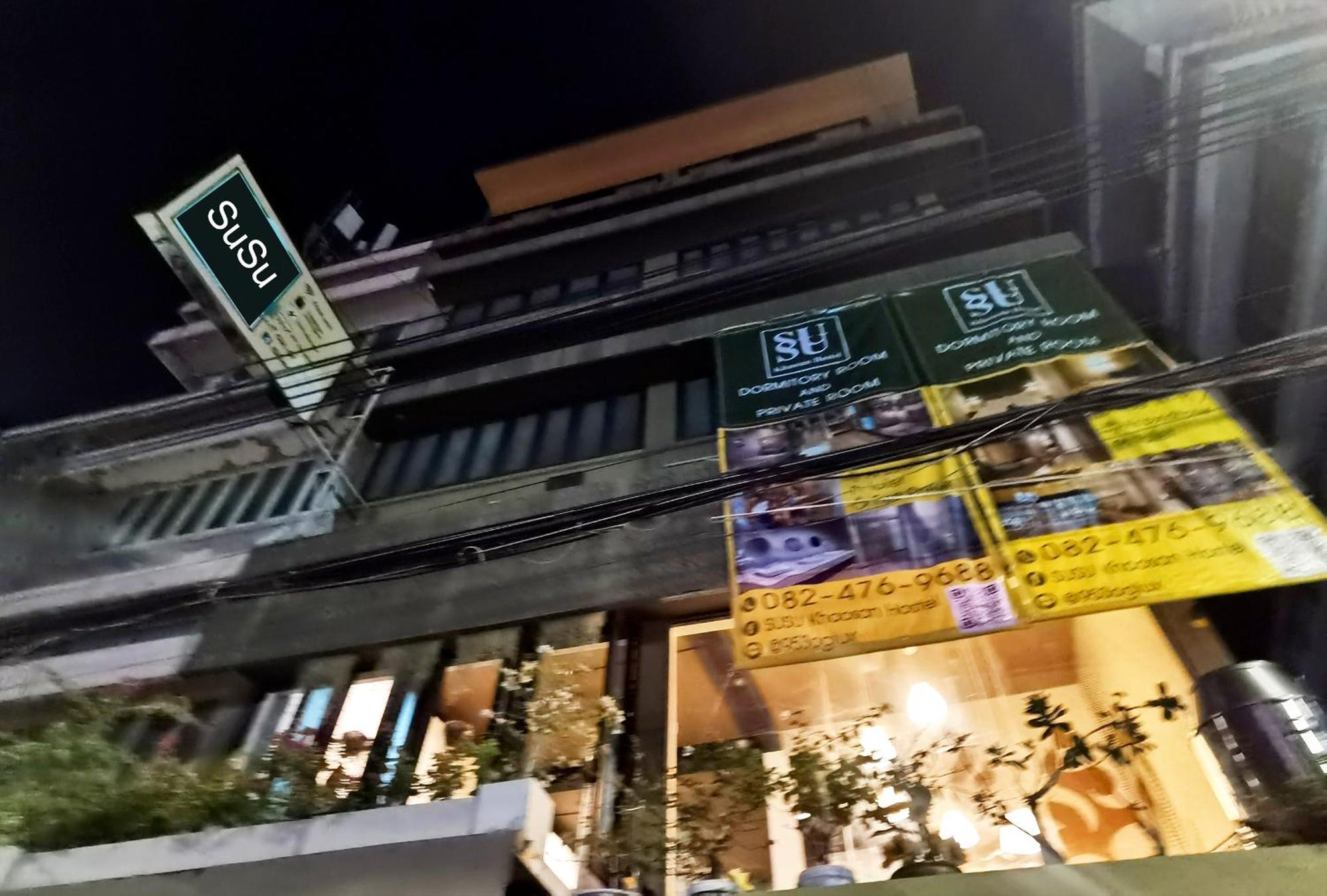 Susu Khaosan Hostel Bangkok Exterior foto